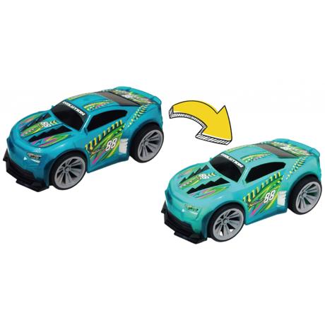 MASINUTA CU LUMINI, SUNETE SI SISTEM PULLBACK RACER, SCARA 1/24,VERDE