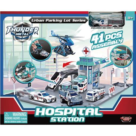 MACHETA DIE CAST, PARCARE 1/64