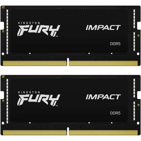 Memorie RAM notebook Kingston FURY Impact, 32GB, DDR5, 5600MHz, CL40, 1.1v, Dual Channel Kit