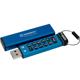 USB Flash Drive Kingston 128GB IronKey Keypad 200, USB 3.2 Gen1, FIPS 140-3 Lvl 3 (Pending) AES-256 Encrypted