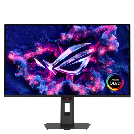 Monitor Asus 26.5" XG27AQDMES, Diagonal (inch): 26.5, Diagonal (cm): 67, Aspect ratio: 16:9, Panel: QD-OLED, Resolution: 2560x1440, Refresh Rate: 240Hz, Response time GtG: 0.03ms, Brightness (max): 400 cd/m², Contrast (static) : 1.5M:1, Viewing angle: 178/178, Color Gamut Type: DCI-P3, Color Gamut