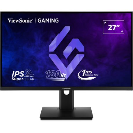Monitor ViewSonic 27" XG27G1, Diagonal (inch): 27, Diagonal (cm): 69, Aspect ratio: 16:9, Panel: IPS, Resolution: 1920x1080, Refresh Rate: 180Hz, Response time MPRT: 1ms, Brightness (max): 250 cd/m², Contrast (static) : 1000:1, Contrast (dynamic): 50M:1, Viewing angle: 178/178, Color Gamut Type