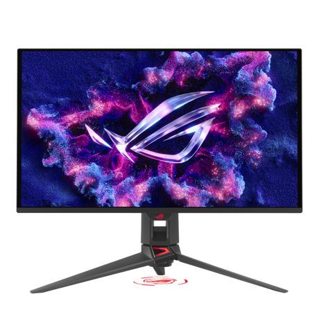 Monitor Asus 26.5" PG27UCDM, Diagonal (inch): 26.5, Diagonal (cm): 67, Aspect ratio: 16:9, Panel: QD-OLED, Resolution: 3840x2160, Refresh Rate: 240Hz, Response time GtG: 0.03, Brightness (max): 450 cd/m², Contrast (static) : 1.5M:1, Viewing angle: 178/178, Color Gamut Type: DCI-P3, Color Gamut
