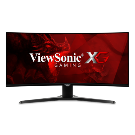 Monitor ViewSonic 34" VX3418-2KPC, Curvature: 1500R, Diagonal (inch): 34, Diagonal (cm): 86.36, Aspect ratio: 21:9, Panel: VA, Resolution: 3440x1440, Refresh Rate: 180Hz, Response time MPRT: 1ms, Brightness (max): 300 cd/m², Contrast (static) : 4000:1, Contrast (dynamic): 80M:1, Viewing angle