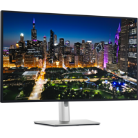 Monitor Dell 32" U3225QE 4K, 80.01 cm, Maximum preset resolution: 3840 x 2160 at 120 Hz, Screen type: Active matrix-TFT LCD, Panel technology: In-Plane Switching (IPS) Black Technology, Backlight: LED Edgelight System, Faceplate coating: Anti-glare with hard-coating 3H, Aspect ratio: 16:9, Pixel per