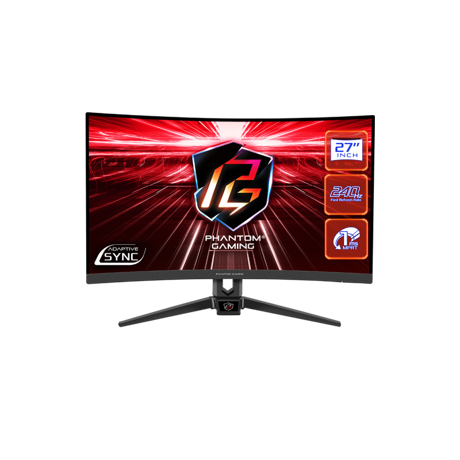 Monitor Gaming Asrock PG27F15RS1A, diagonala: 27", Aspect: 16:9,IPS, anti-glare, Rezolutie: 1920 x 1080, Refresh rate: 240Hz, Luminozitate: 250 cd/m2, Contrast: 1100:1, unghi vizualizare: 178°(H) / 178°(V), culori: 16.7M, Timp raspuns: 1ms, Flicker free, Difuzoare integrate: 2 x 2W, interfata: 1 x