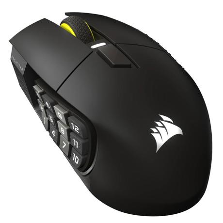Mouse Gaming CORSAIR SCIMITAR ELITE WIRELESS SE, Gun metal, 33000 DPI, Optical, (CH-9314014-WW)