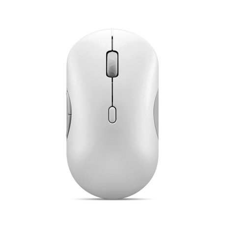 Mouse wireless silentios multi-dispozitiv Lenovo 700; pana la 4000DPI; tip: full-size ambidextru; senzor: IR optic; numar butoane: 8; conectivitate: receptor USB-A 2.4G sau Bluetooth 5.3; greutate: 63.5g, compatibil cu Windows 10, Windows 11; include 1 x baterie de tip AA; culoare: alb (Seashell)
