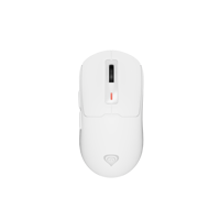 Mouse gaming wireless Gensesis Zircon 660 PRO, senzor optic Pixart PAW3395, interfata USB, rezolutie maxima 26000 DPI, numar butoane 6, iluminare RGB, switch mecanic Kailh 8.0, alb