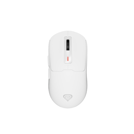 Mouse gaming wireless Gensesis Zircon 660 PRO, senzor optic Pixart PAW3395, interfata USB, rezolutie maxima 26000 DPI, numar butoane 6, iluminare RGB, switch mecanic Kailh 8.0, alb