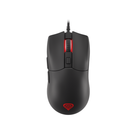 Mouse gaming cu fir Genesis Krypton 750, senzor optic Pixart PAW3333, interfata USB, rezolutie maxima 8000 DPI, numar butoane programabile 6, iluminare RGB, switch mecanic Huano, alb