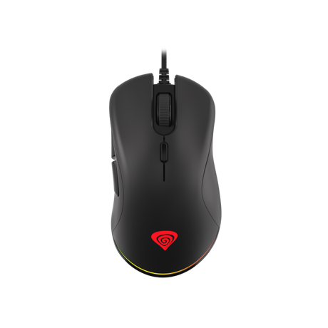 GENESIS Krypton 200. Form factor: Right-hand. Movement detection technology: Optical, Device interface: USB Type-A, Movement resolution: 6400 DPI, Frame rate: 6666 fps, Buttons type: Pressed buttons, Buttons quantity: 6, Scroll type: Wheel, Acceleration (max): 22 G. Illumination colour: Multi. Power