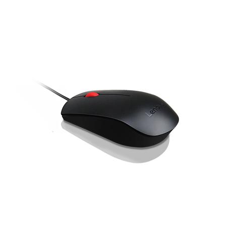 Mouse Lenovo Optical Wheel Mouse, 1600 DPI, Wired, Black