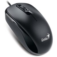 Mouse Genius DX-110, PC sau NB, cu fir, USB-C, optic, 1200 dpi, butoane/scroll 3/1, cablu 1.5m, negru