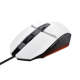 Mouse Trust GXT110W Felox cu fir, rezolutie maxima 6400 DPI, alb