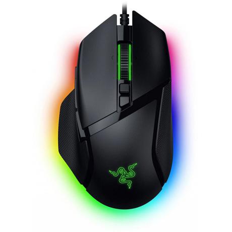 Razer Basilisk V3 35K, cu fir, bluetooth, rezolutie maxima 35000 DPI, 11 butoane programabile, autonomie pana la 140h (mod wireless, miscare constanta la 1000Hz),  pana la 210h (mod bluetooth),  iluminare Razer Chroma™ RGB, senzor Focus Pro 35K Optical Sensor Gen-2,  negru