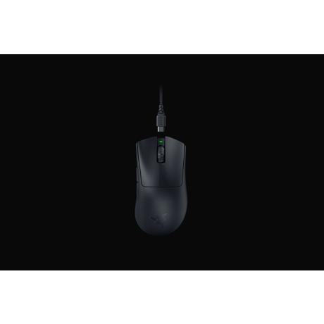 Mouse Razer DeathAdder V3 Pro optic, numar butoane progamabile 5, rezolutie 30000 DPI, negru, include Dongle wireless HyperPolling