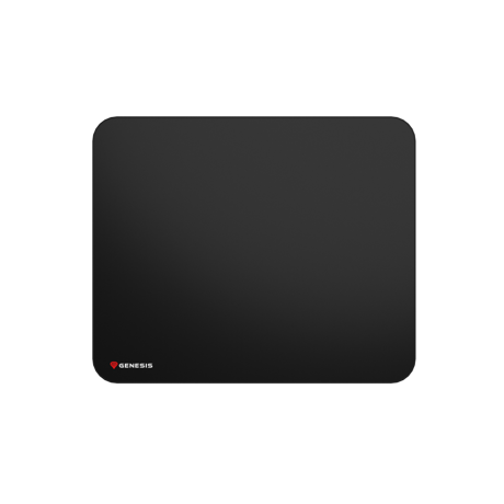 Mousepad Genesis Carbon 500 L Logo, material cauciuc + material textil, impermeabil, dimensiuni 400 x 330 x 2.5 mm, negru