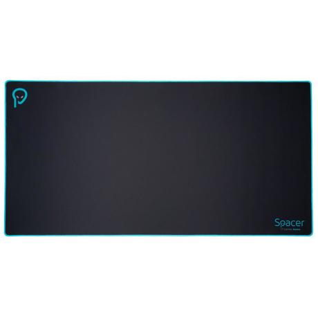 MousePpad Spacer gaming, cauciuc si material textil, 1200 x 600 x 3 mm, negru