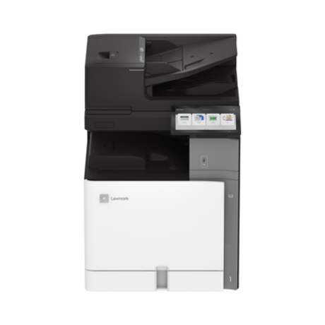 Multifunctional laser color Lexmark CX961se Copiere color/Imprimare color/Scanare color/Fax color/Trusted Platform Module, Dimensiune;A3, Ecran tactil color Lexmark din clasa e-Task de 10 inchi (25 cm), Viteza imprimare si copiere pana la 35 ppm, Rezolutie: monocrom: 1200 x 1200 dpi, 4800 Color