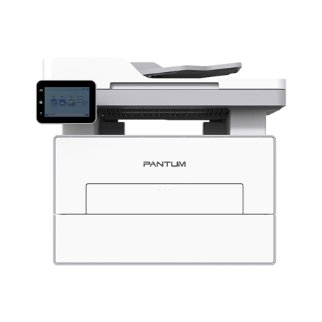 Multifunctional laser mono Pantum BM4300ADW A4, 33ppm, Procesor 800MHz, memorie 512MB, Limbaje PCL5e,PCL6,PS3,PDF1.7,GDI, Duplex, DADF, ADF 50 coli,Tava alimentare de 250 coli si tava iesire de 120 coli, Ecran tactil de 3.5 inchi, Recomandat pentru maxim 10000 pagini pe luna, Conectivitate