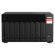 NAS QNAP 873A 8-Bay, CPU AMD Ryzen V1000 series V1500B 4C/8T 2.2GHz, RAM 8GB (1x 8GB) DDR4 (2 x SODIMM slots, max. 64GB, suport optional ECC RAM), 8x 2.5/3.5 SATA 6Gbps, 2x M.2 2280 NVMe PCIe Gen3 x1 HDD (neincluse), LAN: 2 x 2.5GbE (optional port 10GbE prin placa PCIe), tower, Single PSU, 250W