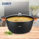 SEMIOALA ALUMINIU+CAPAC 44X19 CM,23L,DARK LINE, COOKING BY HEINNER