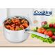 CASEROLA INOX  20x12.5 CM, 3.6 L, COOKING BY HEINNER