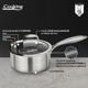 CASEROLA INOX+CAPAC STICLA IN 3 STRATURI HR-MRK-18