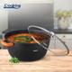 SEMIOALA ALUMINIU+CAPAC 44X19 CM,23L,DARK LINE, COOKING BY HEINNER