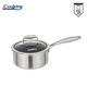 CASEROLA INOX+CAPAC STICLA IN 3 STRATURI HR-MRK-18
