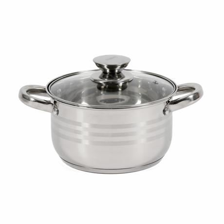 SEMIOALA INOX+CAPAC, 18X10.5 CM, 2.5 L, MYRA, COOKING  BY HEINNER 