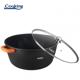 SEMIOALA ALUMINIU+CAPAC 44X19 CM,23L,DARK LINE, COOKING BY HEINNER