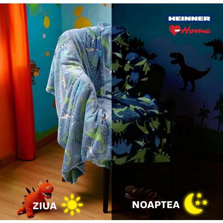 Patura model fosforescent,Dino,160x200