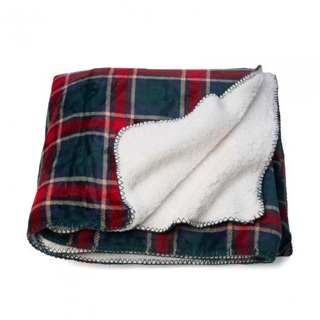 Patura Blanita Carouri Rosu 160x200 cm