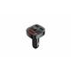 Modulator FM Serioux ABFM60, Bluetooth 5.0 , raza actiune de până la 5 m, voltaj intrare: 1x DC 12V/24V ,2 porturi USB: 1x USB DC5V 2.4A Max 1 x USB audio (pana la 32 GB), slot MicroSD (pana la 32 GB), format muzica: MP3/WMA/WAV, frecvența FM: 87.5MHz - 108.0MHZ, microfon incorporat , functii