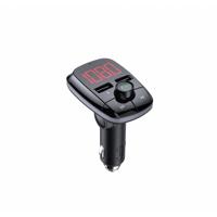 Modulator FM Serioux ABFM50, Bluetooth 5.0 , raza actiune de până la 5 m, voltaj intrare: 1x DC 12V/24V ,2 porturi USB: 1x USB DC5V 2.4A Max 1 x USB audio (pana la 32 GB), slot MicroSD (pana la 32 GB), format muzica: MP3/WMA/WAV, frecvența FM: 87.5MHz - 108.0MHZ, microfon incorporat , functii