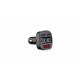 Modulator FM Serioux ABFM60, Bluetooth 5.0 , raza actiune de până la 5 m, voltaj intrare: 1x DC 12V/24V ,2 porturi USB: 1x USB DC5V 2.4A Max 1 x USB audio (pana la 32 GB), slot MicroSD (pana la 32 GB), format muzica: MP3/WMA/WAV, frecvența FM: 87.5MHz - 108.0MHZ, microfon incorporat , functii