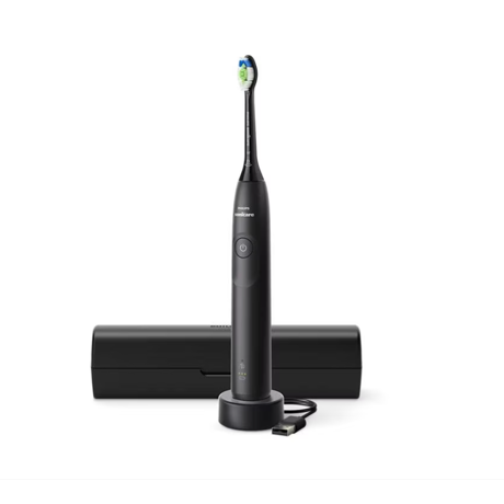 Periuta de dinti electrica PHILIPS Sonicare 5300 HX7101/02, 62000 miscari/min, 1 program, 1 capat, Negru