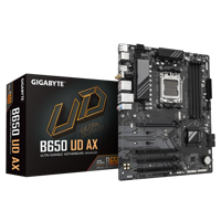 Placa de Baza GIGABYTE B650 UD AX AM5, 4x DDR5, 1x DP 1x HDMI, 1x PCIE 4.0 x16 2x PCIE 3.0 x16 1x PCIE 3.0 x1, 3x M.2, 4x SATA 6GB/s, ATX