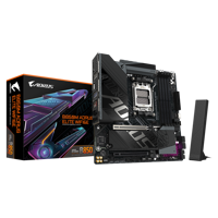 Placa de Baza GIGABYTE B850M AORUS ELITE WIFI6E AM5, 4x DDR5, 1x DP 1x HDMI, 2x PCIE x16, 2x M.2, 4x SATA 6GB/s, mATX