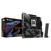 Placa de Baza GIGABYTE B840M AORUS ELITE WIFI6E AM5, 4x DDR5, 1x DP 1x HDMI, 1x PCIE 4.0 x16 1x PCIE 3.0 x16, 2x M.2, 4x SATA 6GB/s, mATX