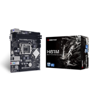 Placa de Baza BIOSTAR H61MV3 7.0 LGA 1155, 2x DDR3, 1x VGA 1x HDMI, 1x PCIE 2.0 x1 1x PCIE 3.0 x16, 4x SATA II 3GB/s, mATX