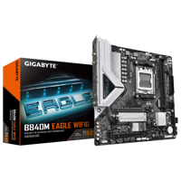 Placa de Baza GIGABYTE B840M EAGLE WIFI6 AM5, 2x DDR5, 1x DP 1x HDMI, 1x PCIE 4.0 x16 1x PCIE 3.0 x16, 2x M.2, 4x SATA 6GB/s, mATX