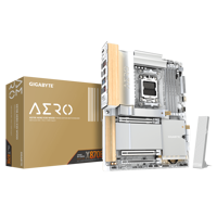 GIGABYTE X870E AERO X3D WOOD. Processor manufacturer: AMD, Processor socket: Socket AM5, Compatible processor series: AMD Ryzen 7000  Series, AMD Ryzen 8000 Series, AMD Ryzen 9000 Series. Supported memory types: DDR5-SDRAM, Maximum internal memory: 256 GB, Memory slots type: DIMM. Supported storage