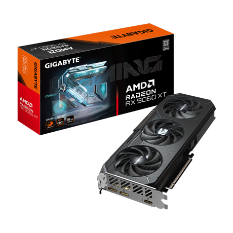Placa Video GIGABYTE RX 9060 XT GAMING OC 16GB GDDR6, PCIE 5.0, 2x DP 2x HDMI