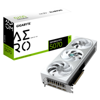 Placa Video GIGABYTE GEFORCE RTX 5070 AERO OC 12GB GDDR7 192 bit, PCIE 5.0, 3x DP 1x HDMI