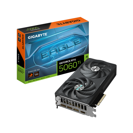 Placa Video GIGABYTE RTX 5060 TI EAGLE OC 16GB GDDR7 128bit, PCIE 5.0, 3x DP 1x HDMI