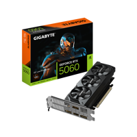 Placa Video GIGABYTE GEFORCE RTX 5060 OC LOW PROFILE 8GB GDDR7 128 bit, PCIE 5.0, 2x DP 2.1b 1x DP 1.4a 1x HDMI