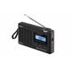 Radio cu ceas Akai APR-600 cu baterii 3x AAA, bluetooth 5.0, 0.8W, negru